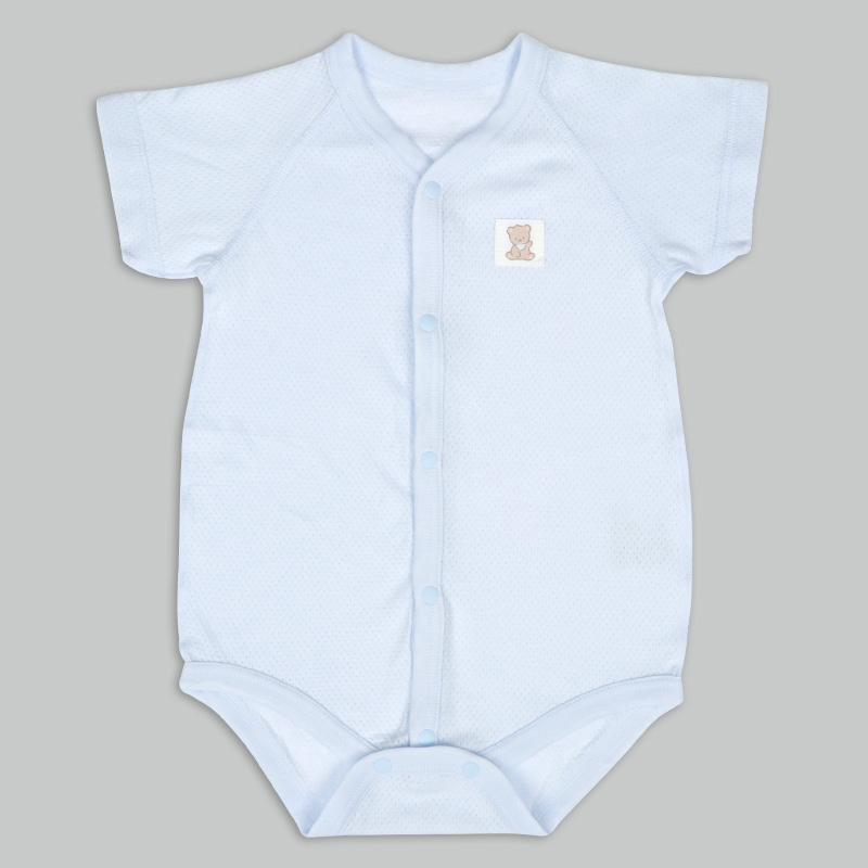 🇯🇵預訂 日本直送🇯🇵動物印花純棉網眼前開式短袖背心包屁衣兩件套