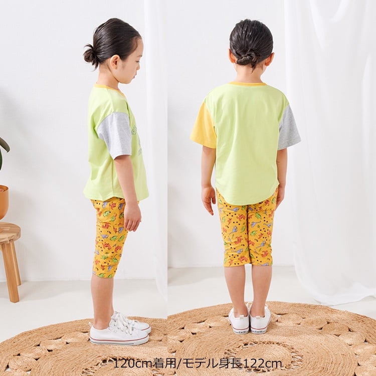 🆕【⭐訂購⭐】 🌀汽車/恐龍刺繡 拼色袖 短袖 tee［2款選］🌀[ELGA-0023][260805]