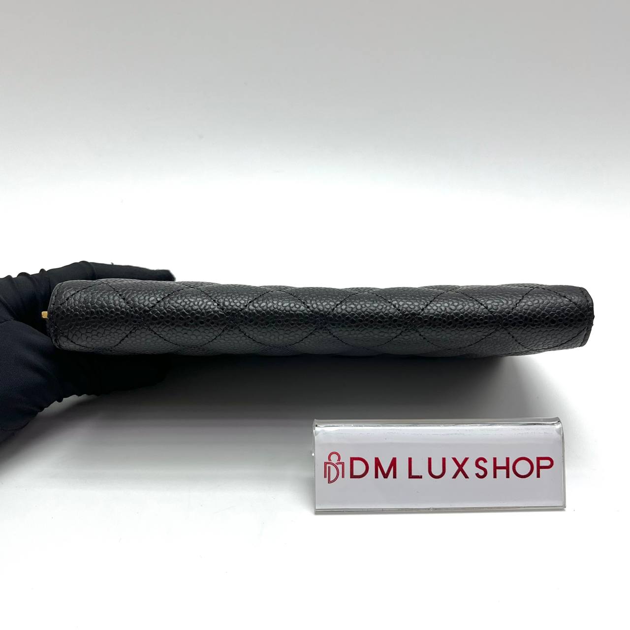 Chanel Black Caviar Zip Long Wallet GHW (Serial 31, Y: 2021)
