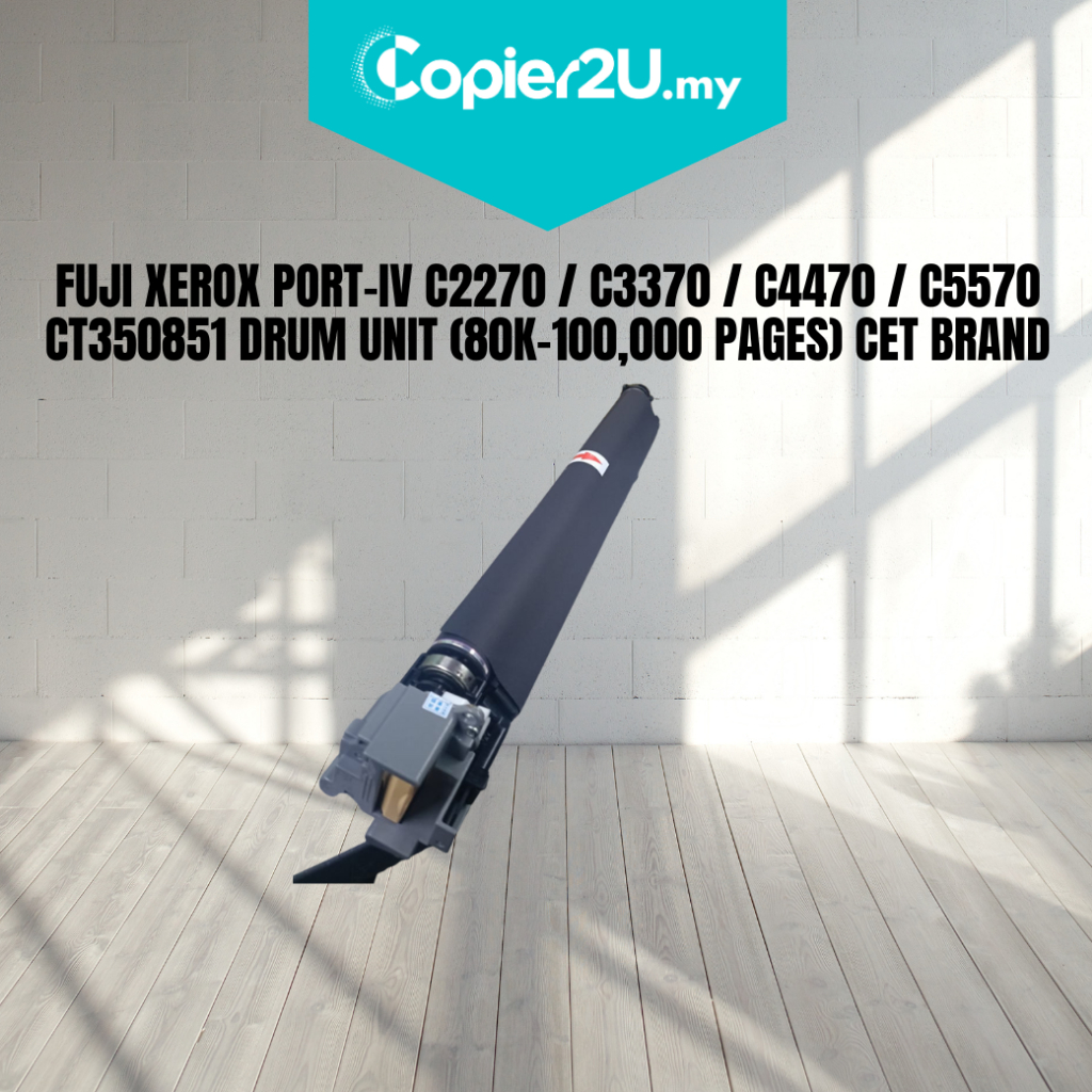 FUJI XEROX PORT-IV C2270 / C3370 / C4470 / C5570 CT350851 DRUM UNIT (80K-100,000 PAGES) CET BRAND
