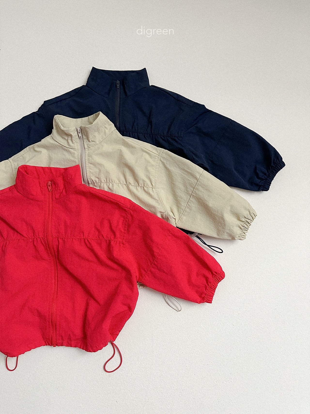 Digreen | rib windbreaker 