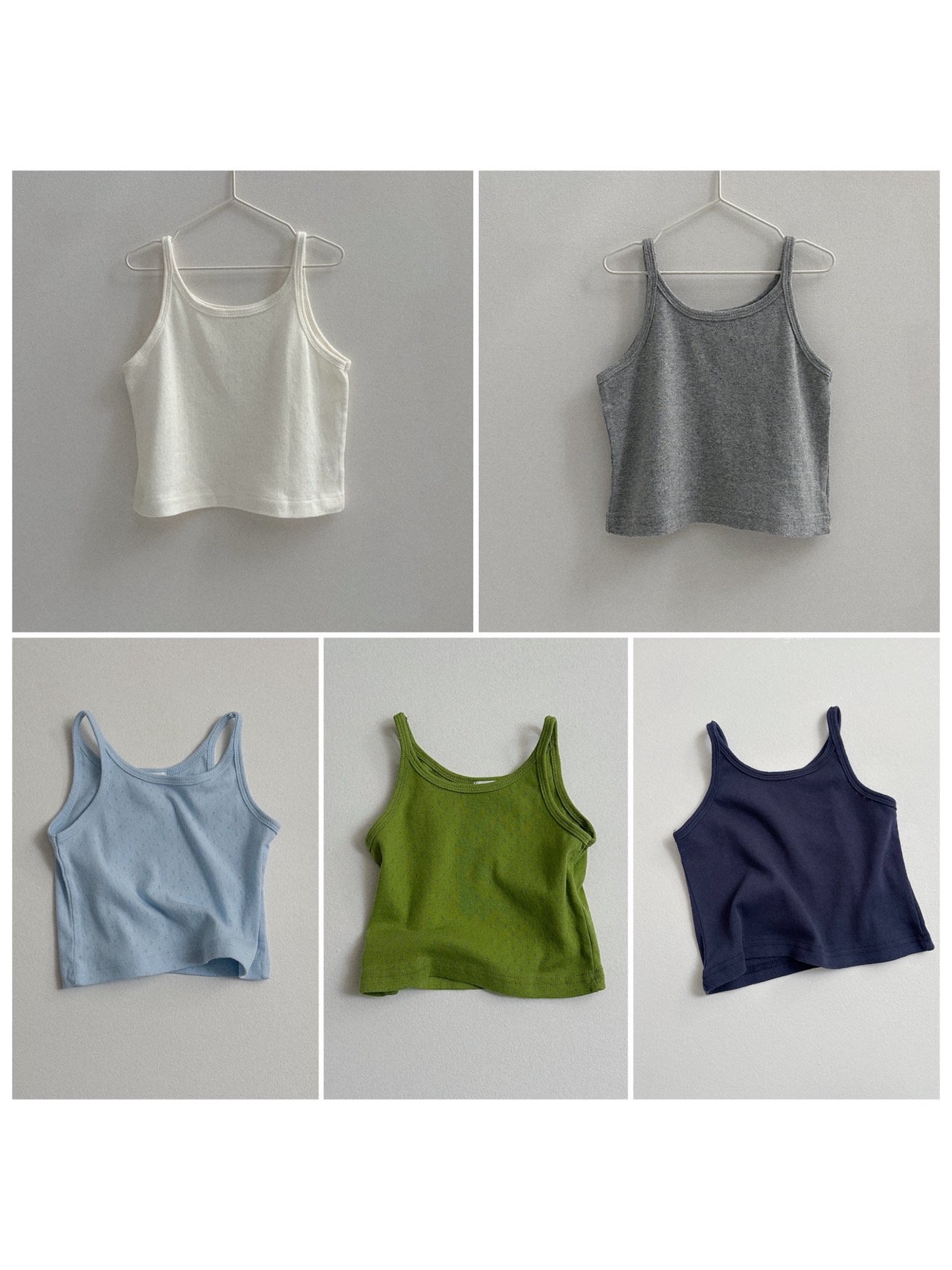 Digreen | sleeveless (Green/Skyblue L105-115/Ivory M95-100)