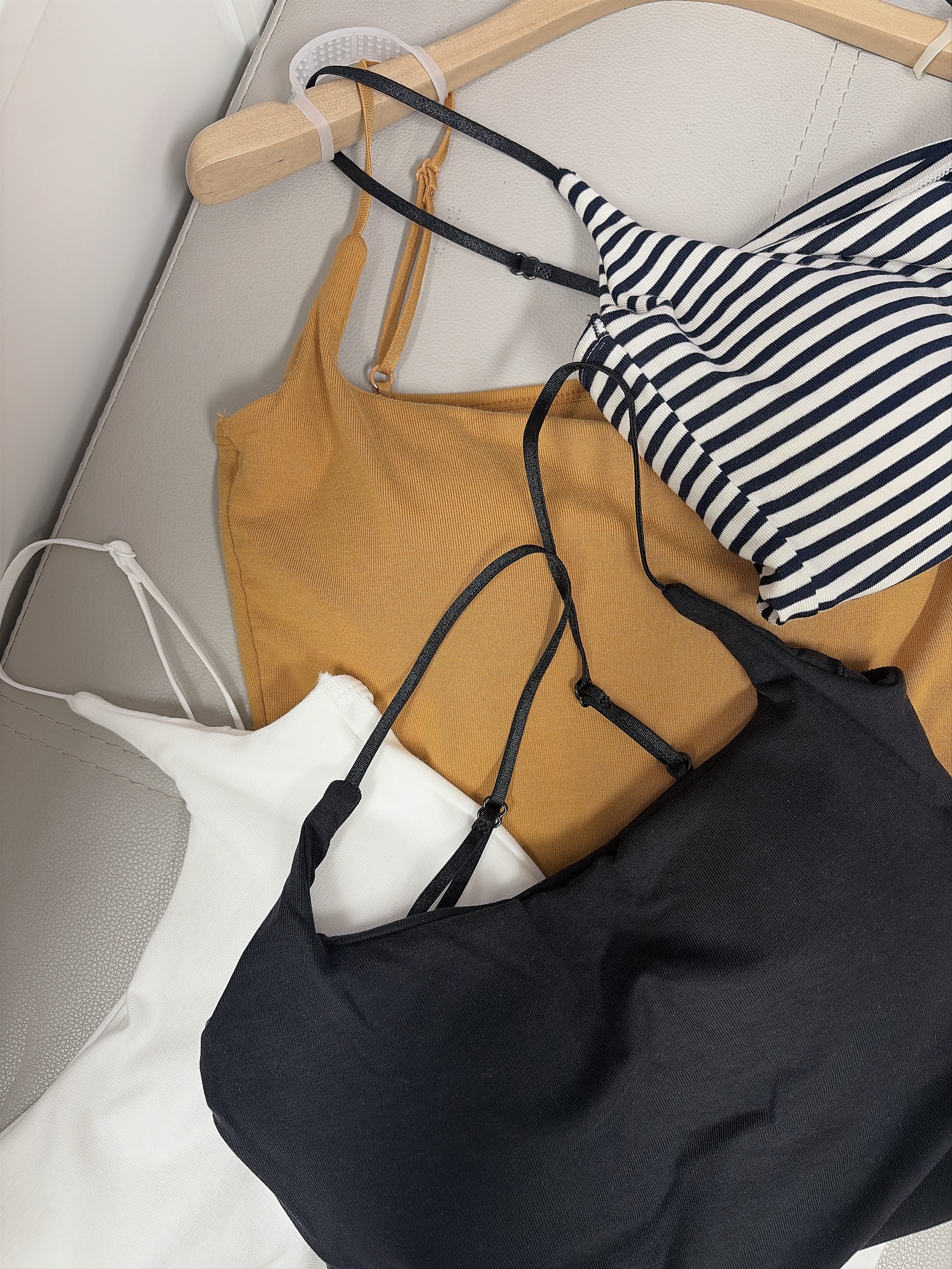 棉感bra top