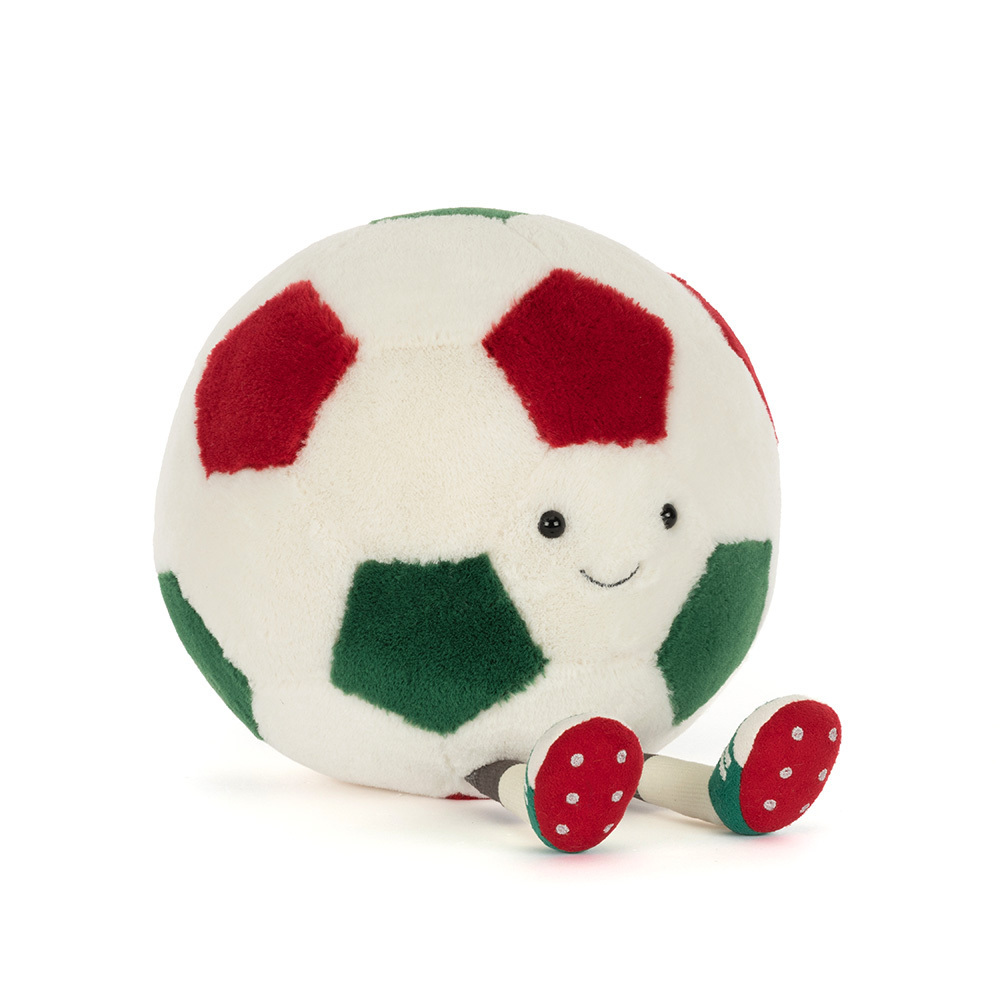 【2026世界盃限定】Jellycat Amuseables Soccer Ball 足球公仔 - 墨西哥/ 美國