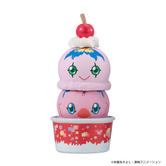 (預訂訂金 $200) (總價 $430) MegaHouse Tsumichen Digimon Adventure 數碼暴龍 雪糕造型公仔 (原盒8盒) (1套8款) (行版)