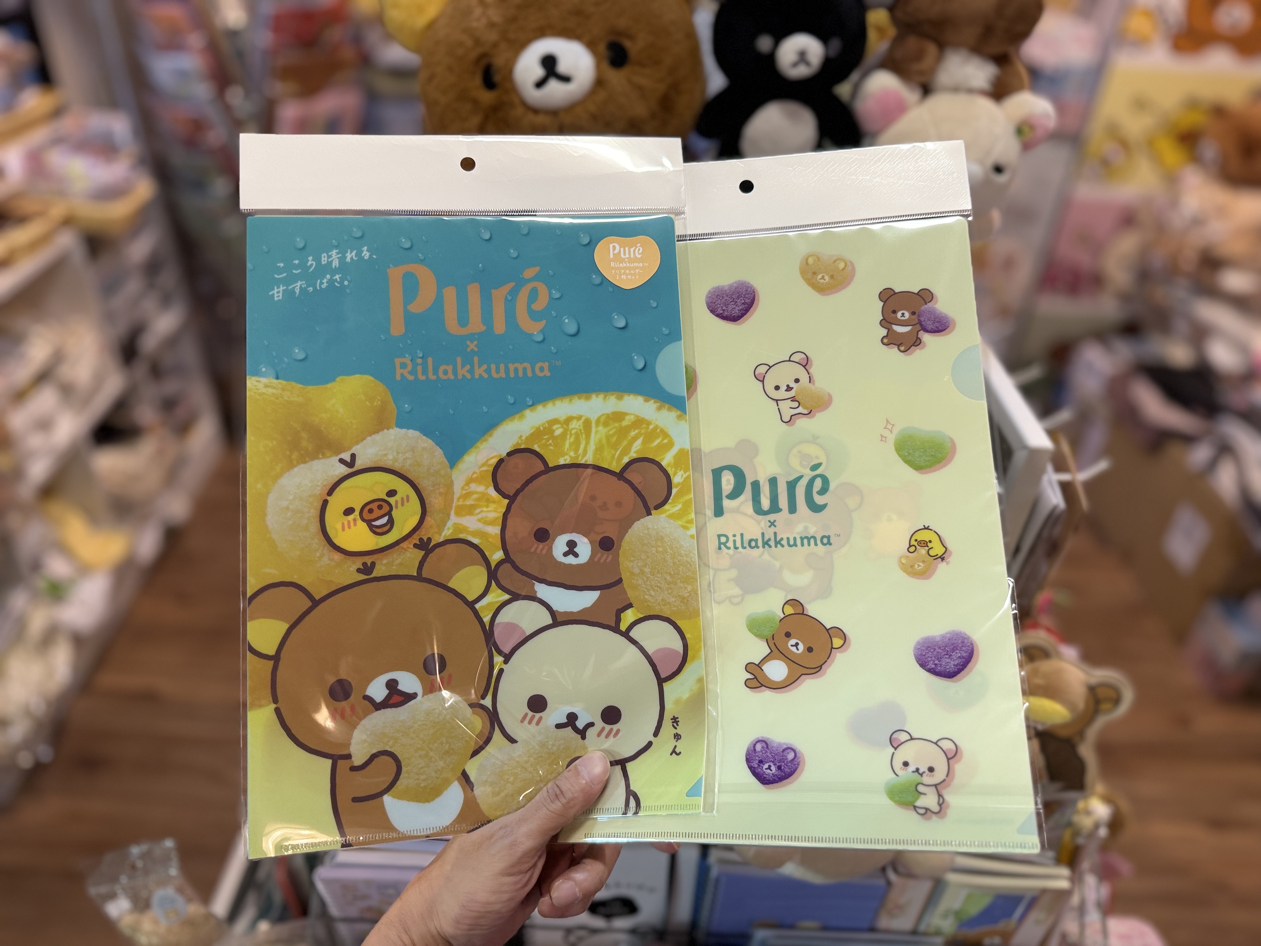 《現貨》全新loft 限定puregumi x rilakkuma 對裝file