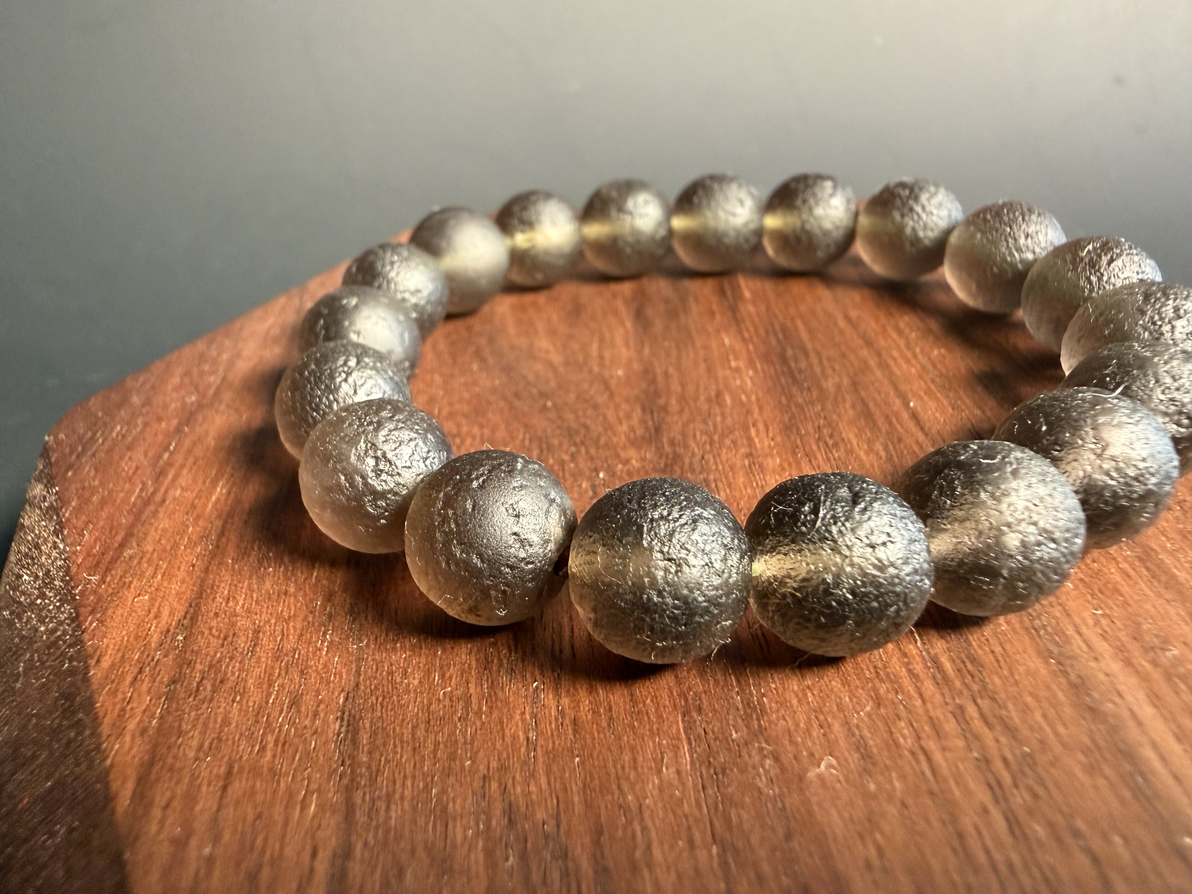 冰曜殞石刻手串 （10mm）