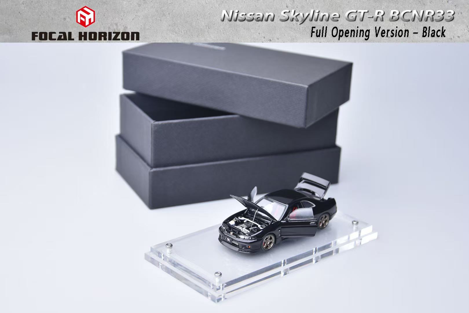 PRE-ORDER Focal Horizon 1/64 Skyline R33, GT-R 4th Generation BCNR33 Original Diecast model