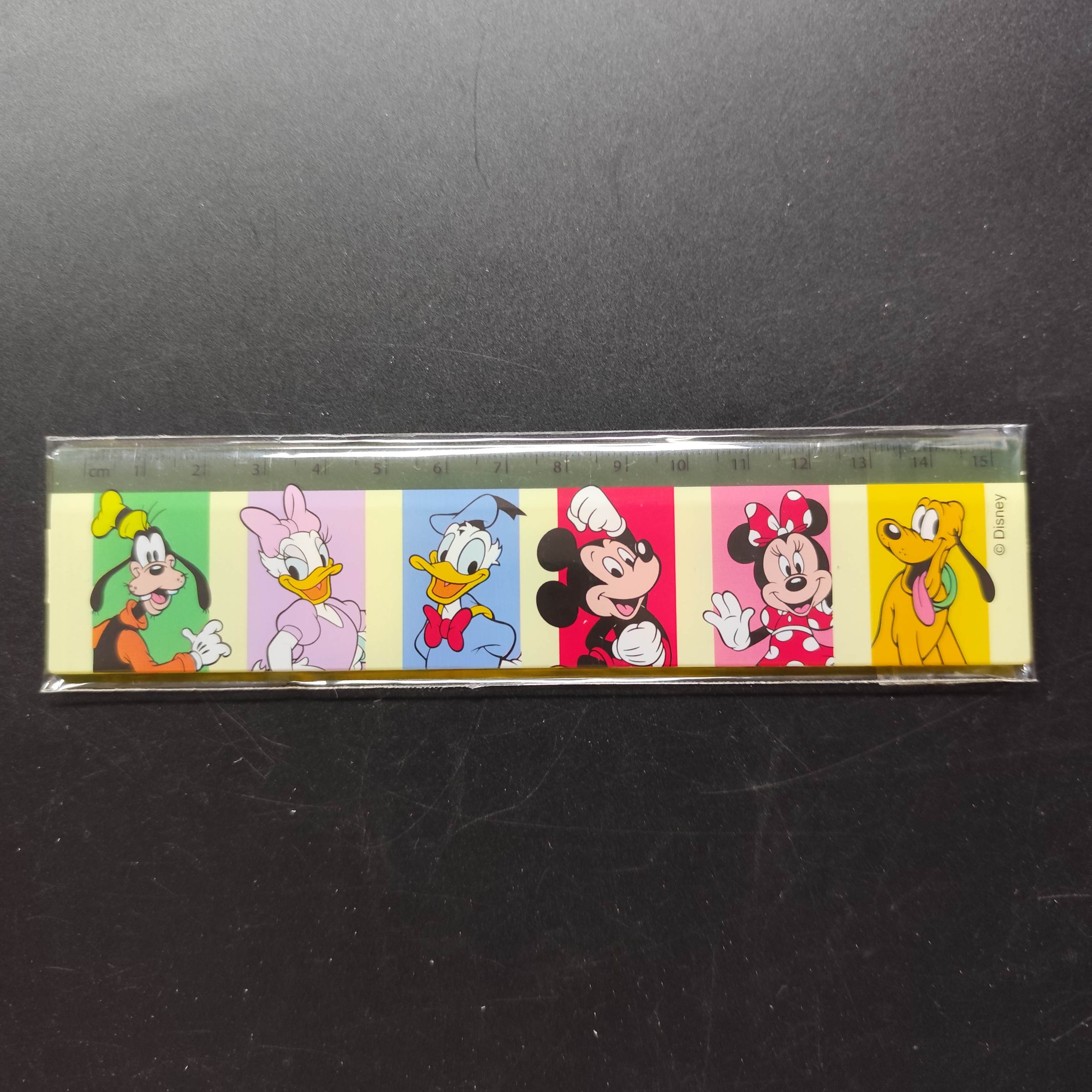 迪士尼 間尺 Mickey and Friends 米奇 米妮 唐老鴨 Donald Duck  黛西鴨 高飛 膠尺 [平行進口] AA07179