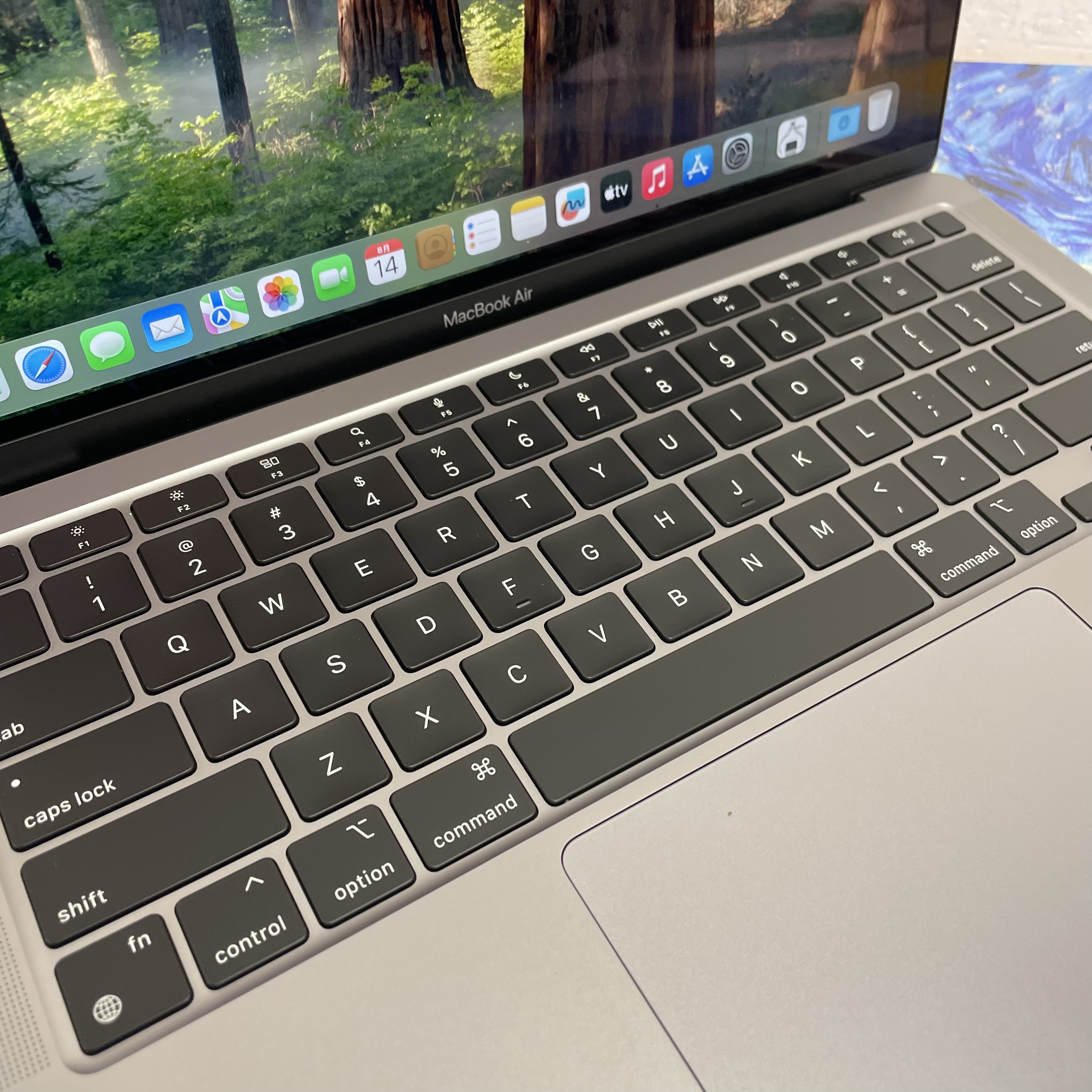 #5941 MacBook Air 2021/M1 CPU/8GB Ram/256GB SSD/Touch ID/13吋Mon/灰色