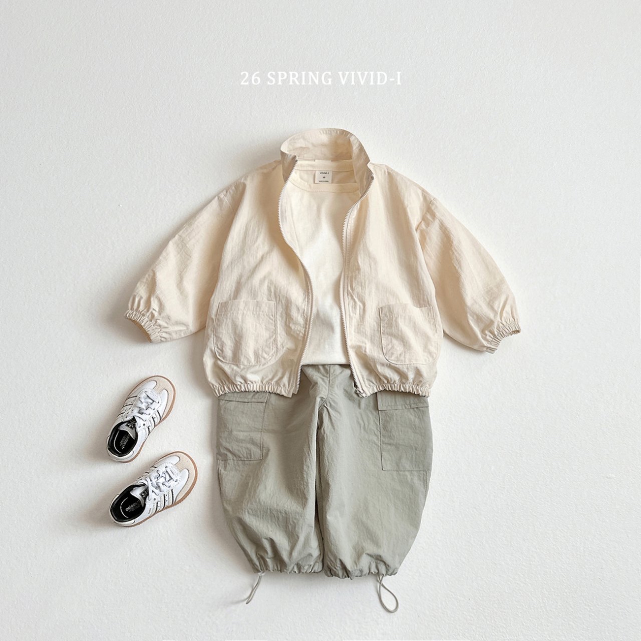 🌸預訂 韓國直送🌸🇰🇷VIVIDI四色口袋高領開襟拉鍊外套