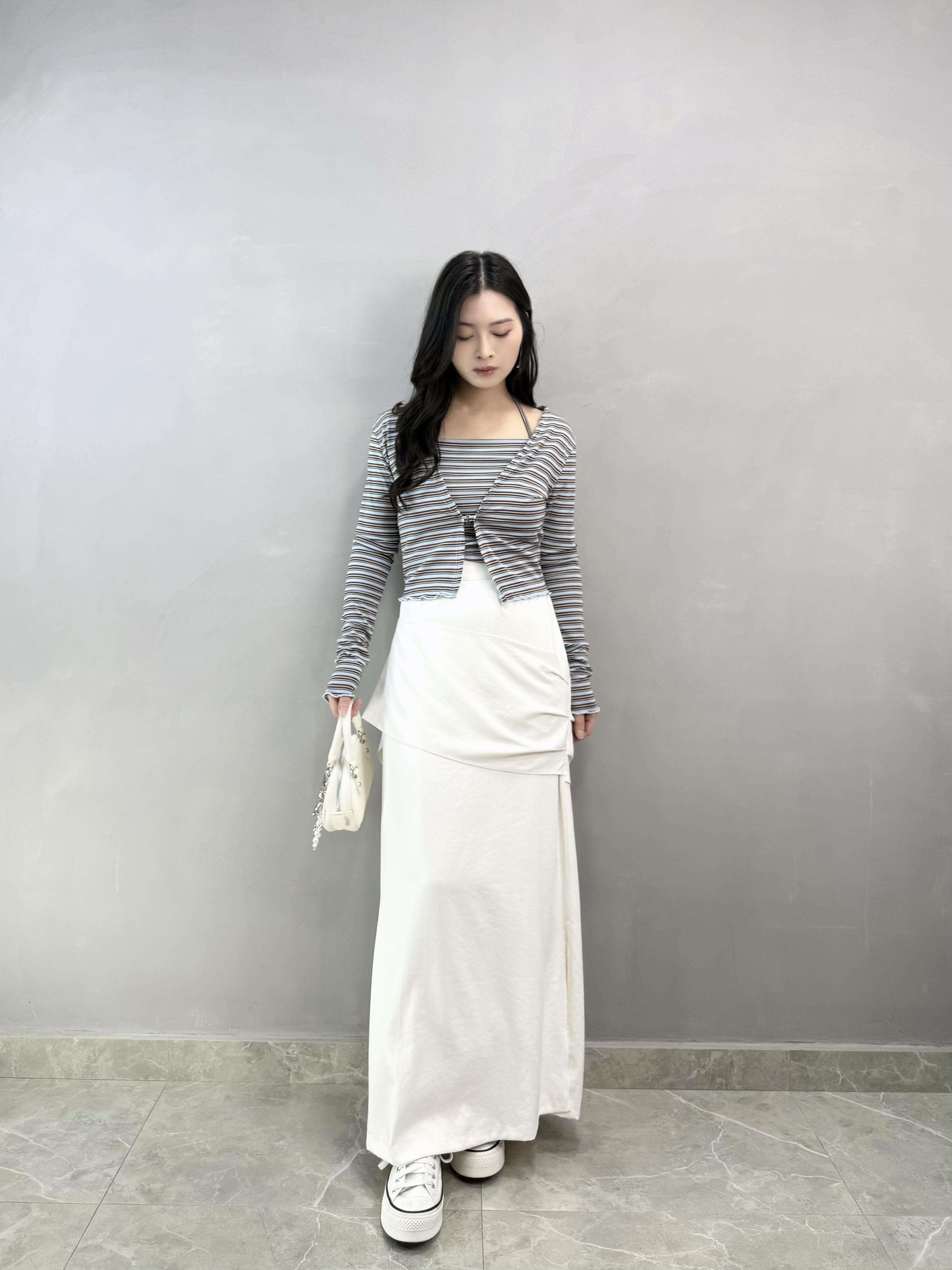 L76 橫間吊帶+外套Set