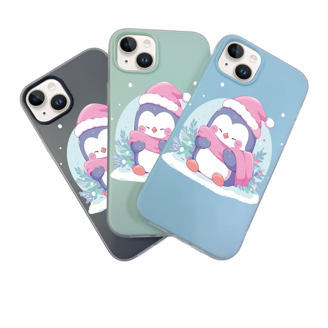 JELLY CASE PHONE FOR IPHONE - DESIGN PENGUIN A