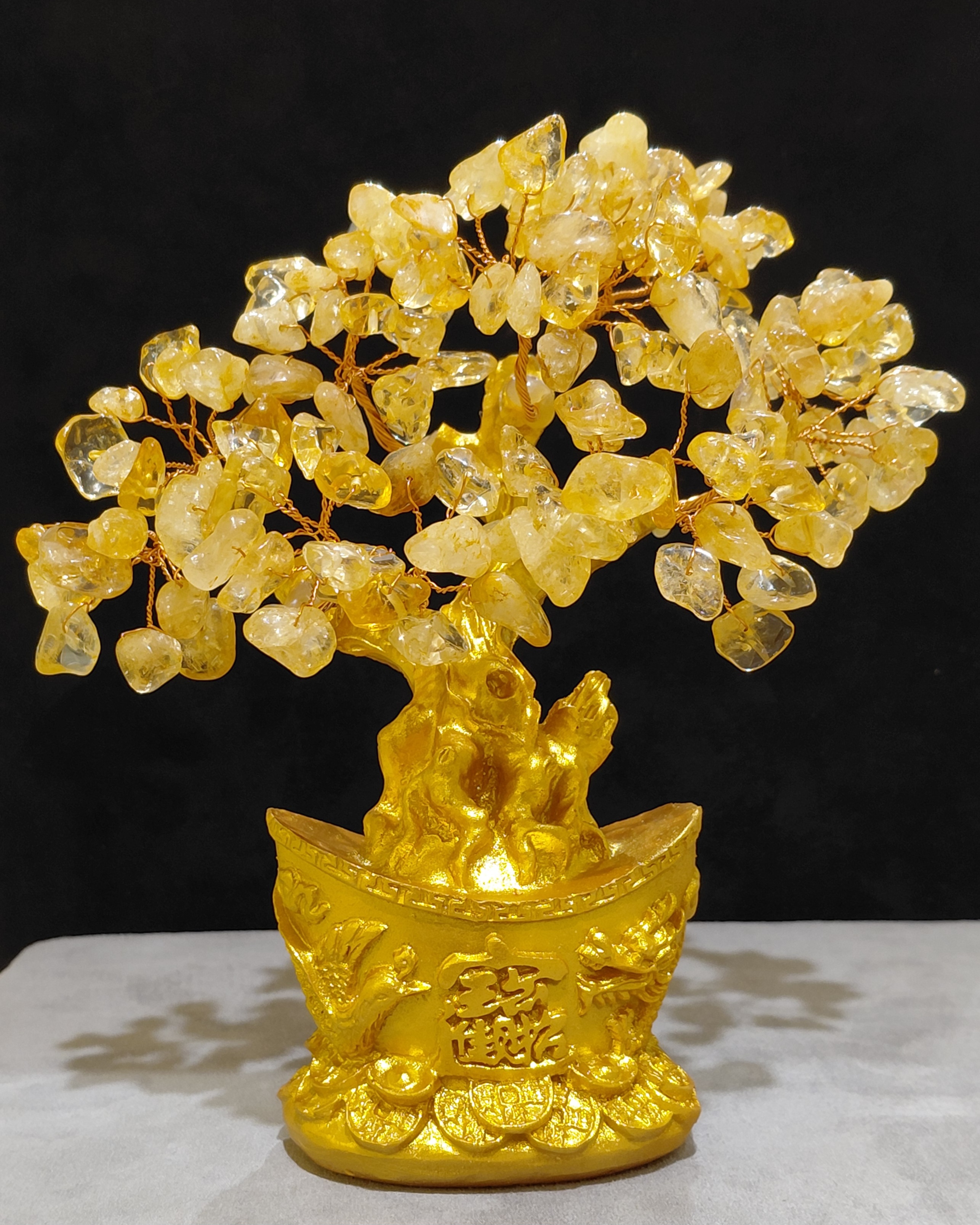 黃晶招財樹（小）