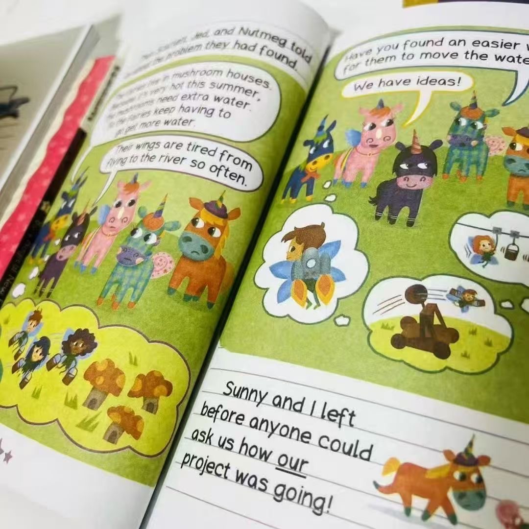 學樂大樹橋梁書獨角獸日記10冊Unicorn Diaries全彩英文原版 趣味全集最新