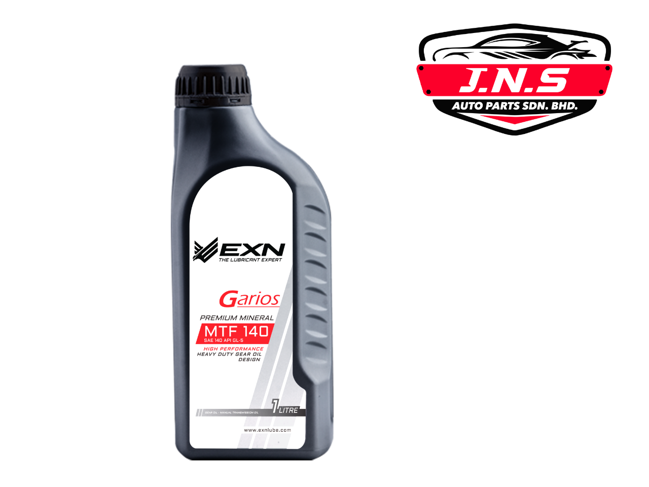 EXN Garios Premium Mineral MTF 140 SAE 140 API GL-5 Heavy Duty Gear Oil 1L