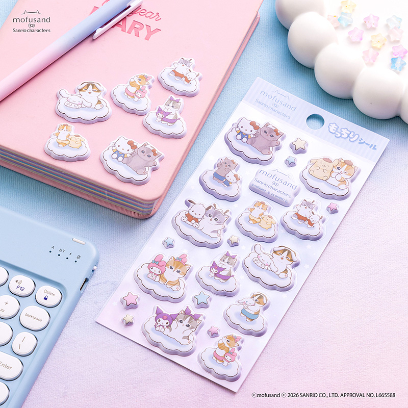 🎀【預訂】Sanrio x Mofusand 貼紙