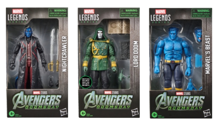 預訂商品 Marvel Legends Avengers Doomsday set of 3 ( Nightcrawler  Beast Lord Doom 