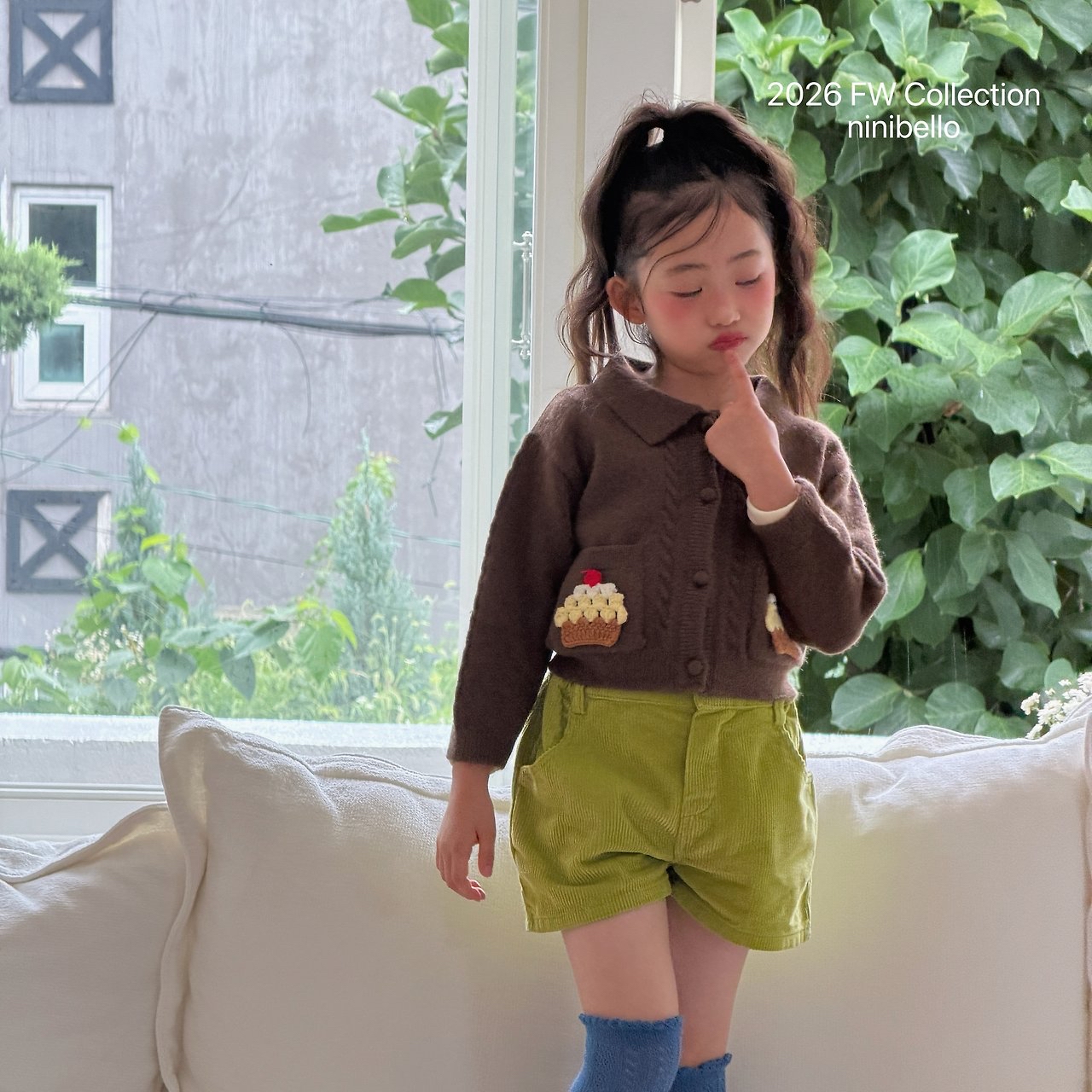 Ninibello | Peekaboo Corduroy Shorts 