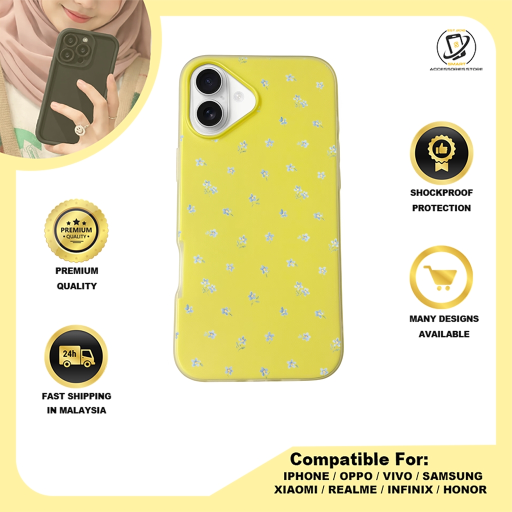 JELLY CASE PHONE FOR IPHONE - DESIGN FLOWER S