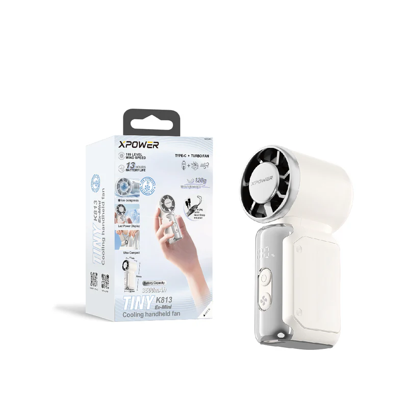 XPower MINI K813超迷你冰感手持風扇 K813 XPower MINI K813 Ultra-Mini Cooling Handheld Fan K813