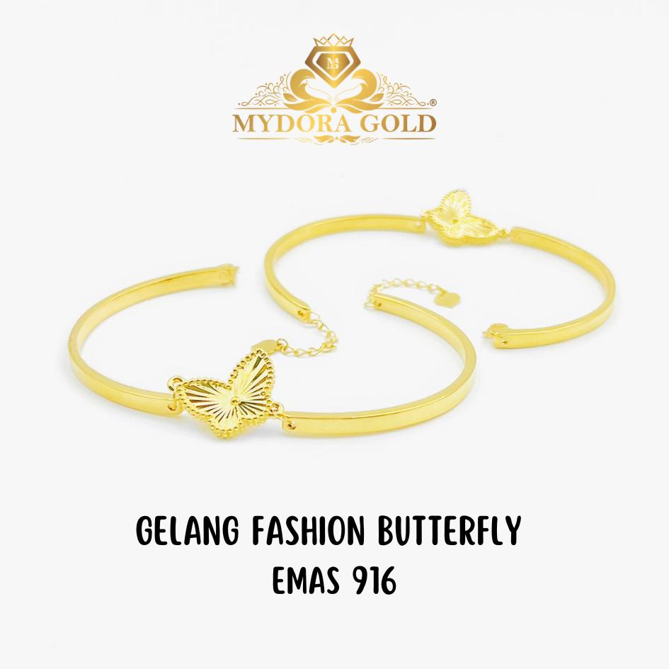 MYDORA Gelang Fashion Butterfly l EMAS 916/22K
