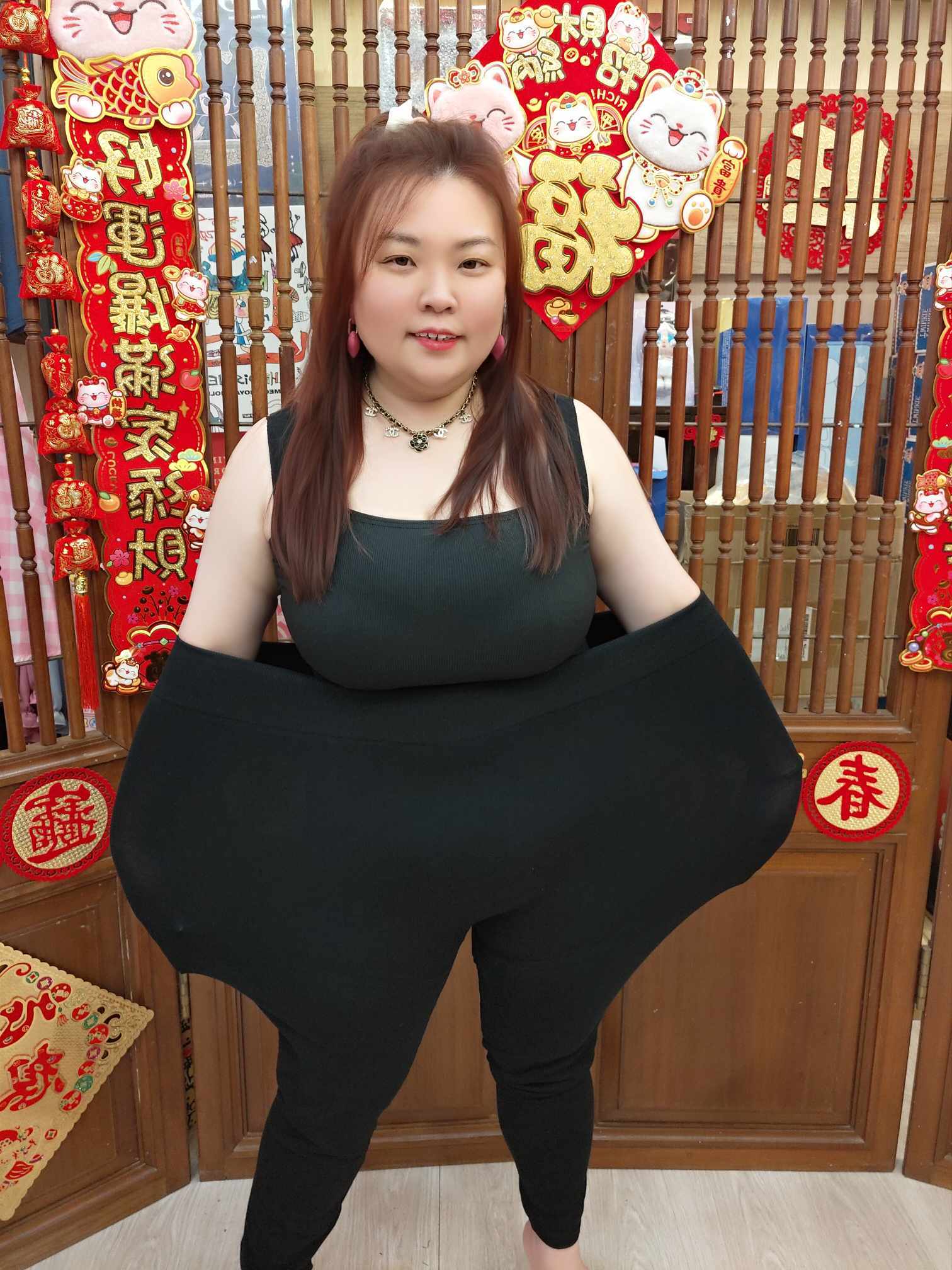 OTE13 TW#10264 全黑加大码LENGGING