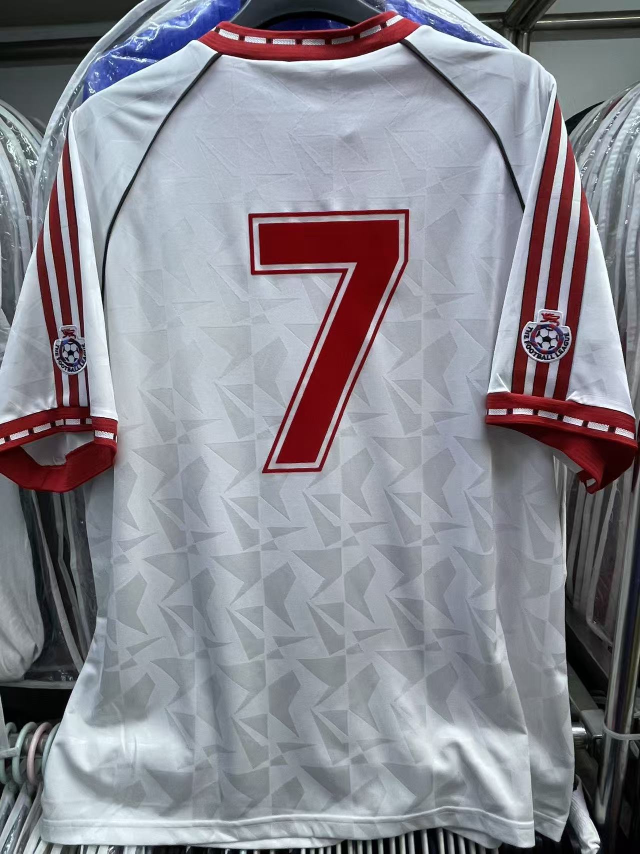 1991 Manchester United Cup Winner Cup Reissue Shirt #7 