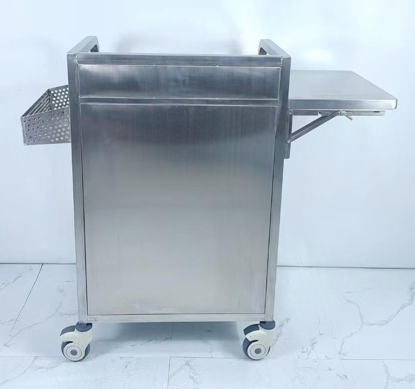AD-ET01 Stainless Steel Medicine Trolley 不銹鋼藥車 (For inquiry only 此產品需報價)