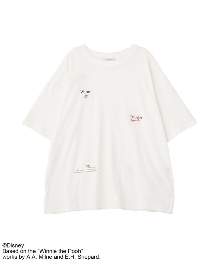🌸 【預訂】Pooh 白色短袖TEE-Green Parks x Pooh 