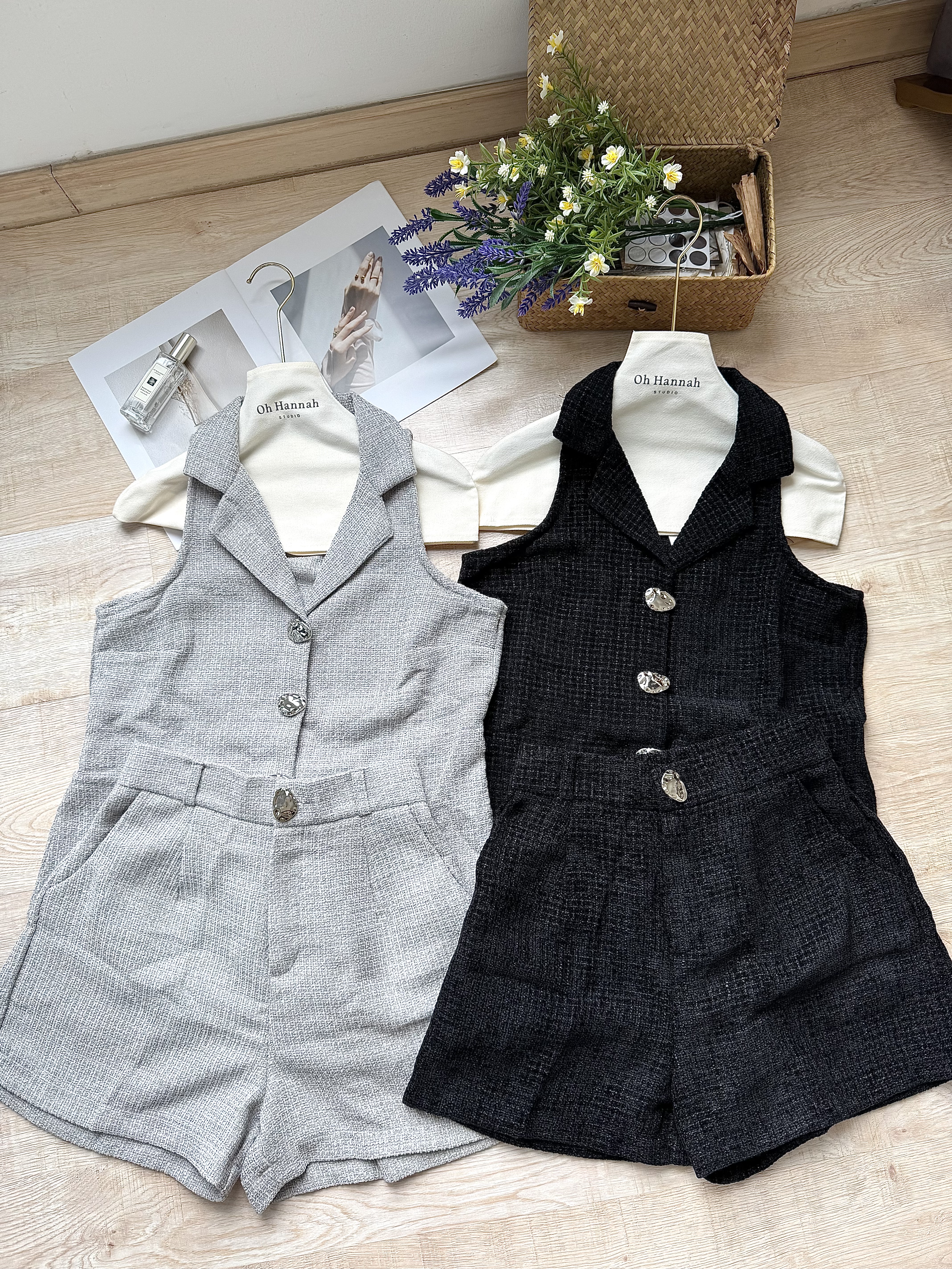 Gillian Tweed Set 轻奢千金名媛小香风套装 ( 2 Colours )