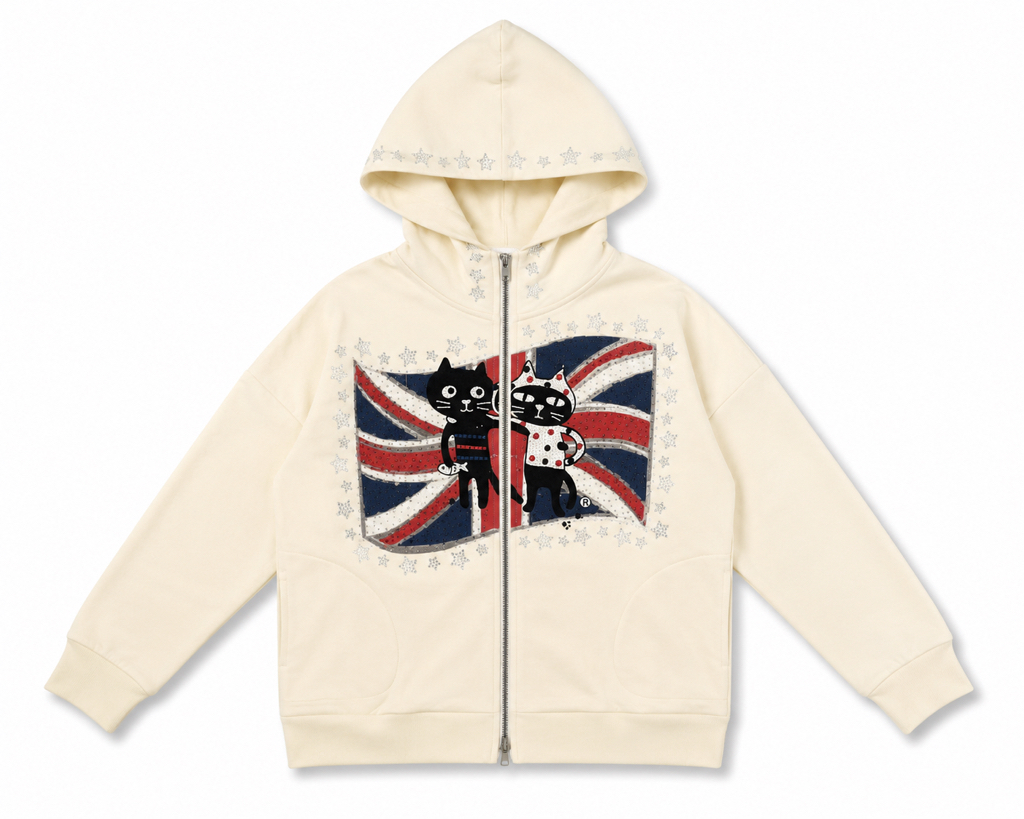 Catsfriends Union Jack Star Parka