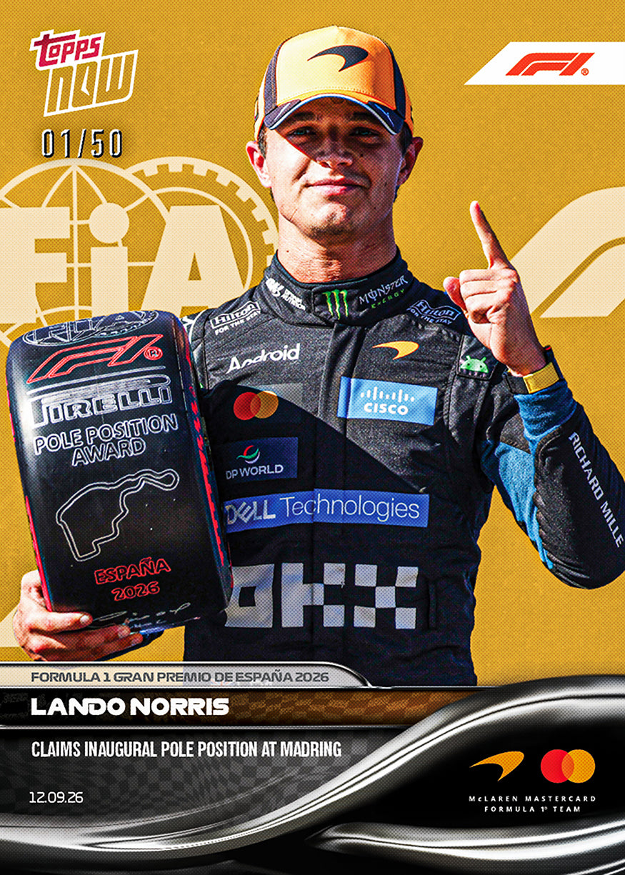 Lando Norris - 2026 Formula 1® Topps NOW® #58【團購】