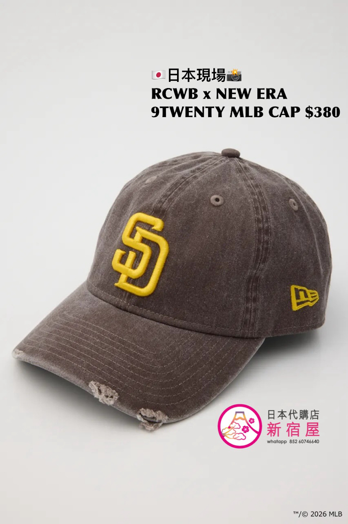 RODEO CROWNS WIDE BOWL x NEW ERA 9TWENTY MLB CAP 