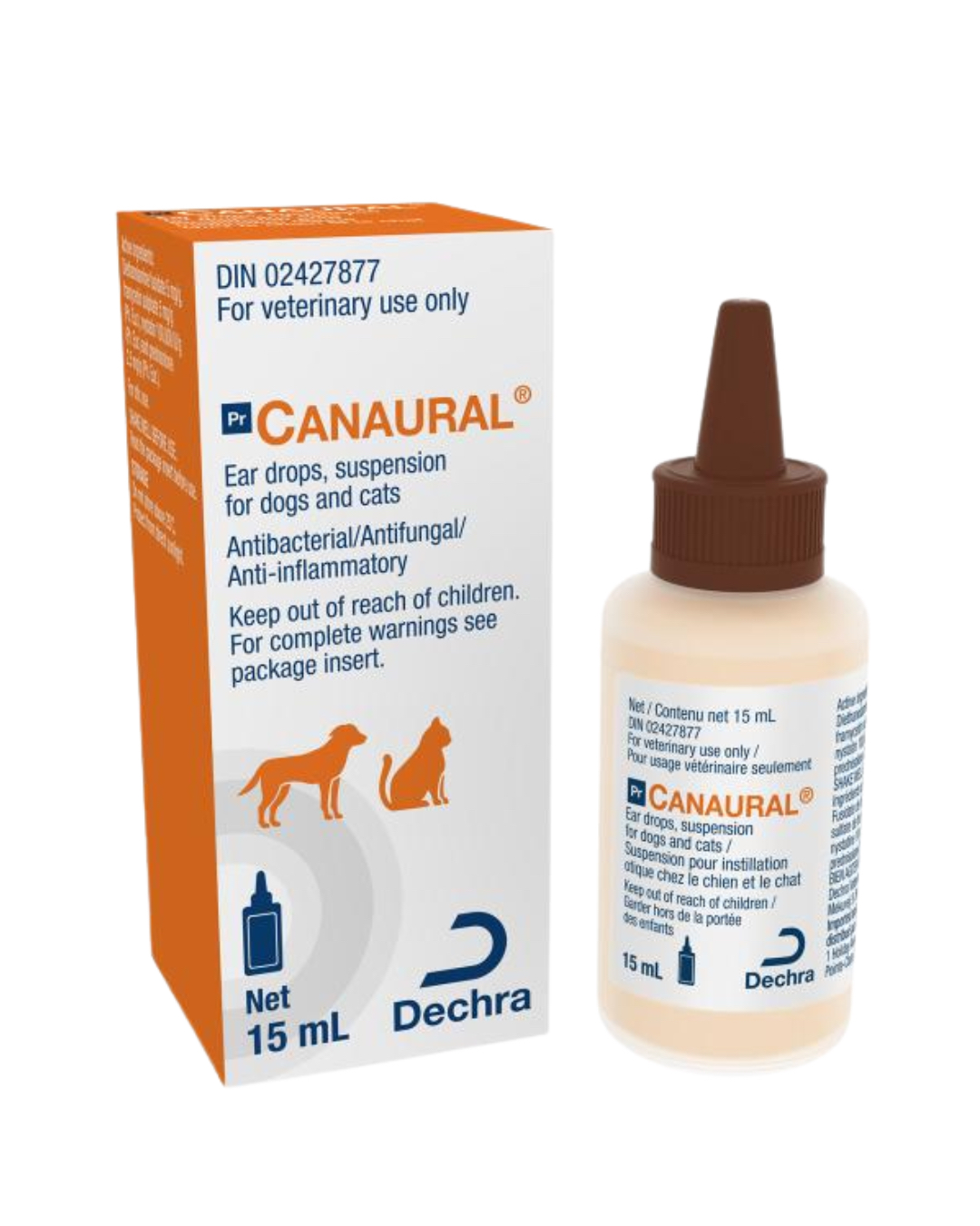 Canaural 犬猫用滴耳液 – 15毫升