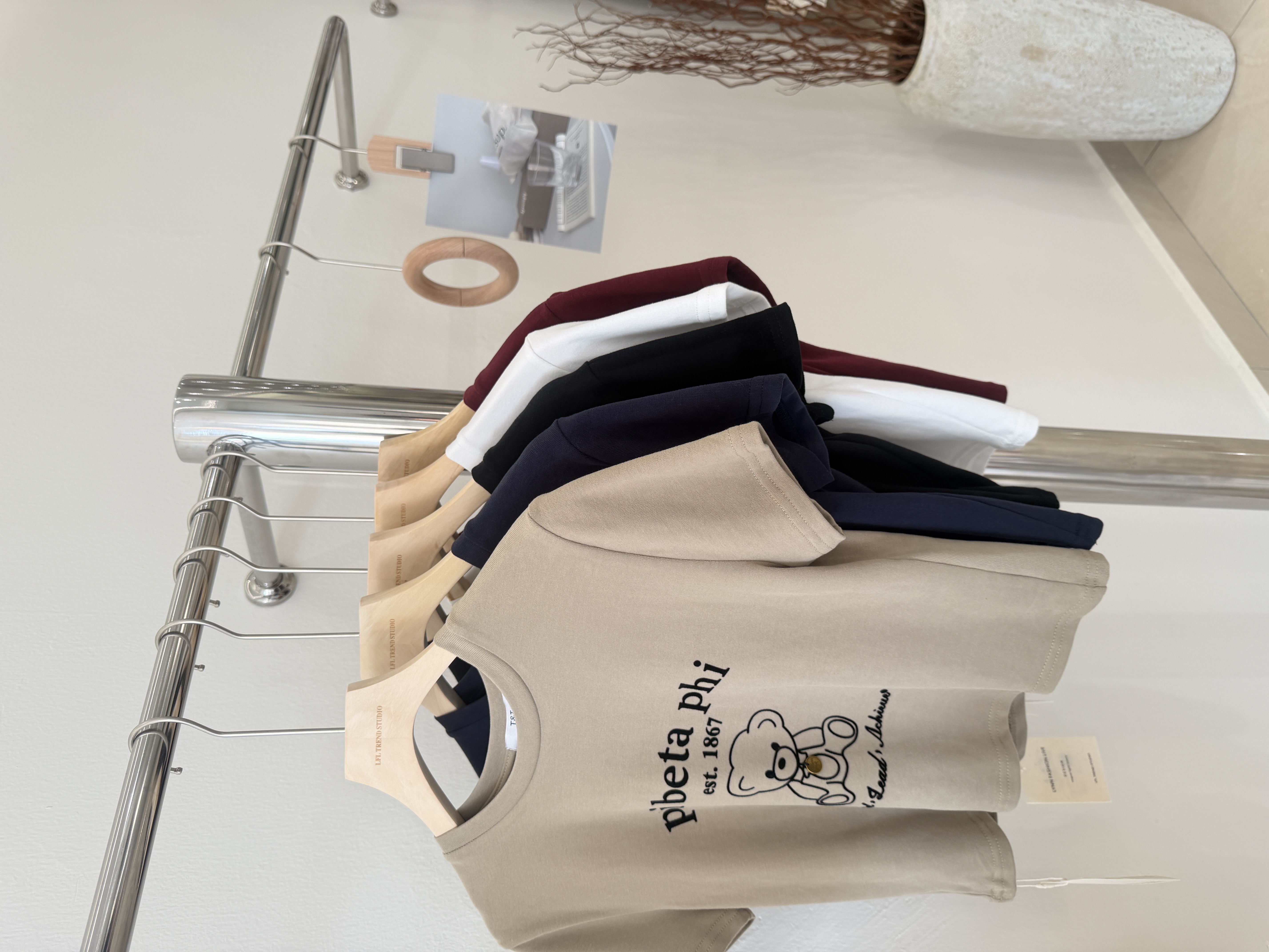 6263 可爱小熊刺绣T