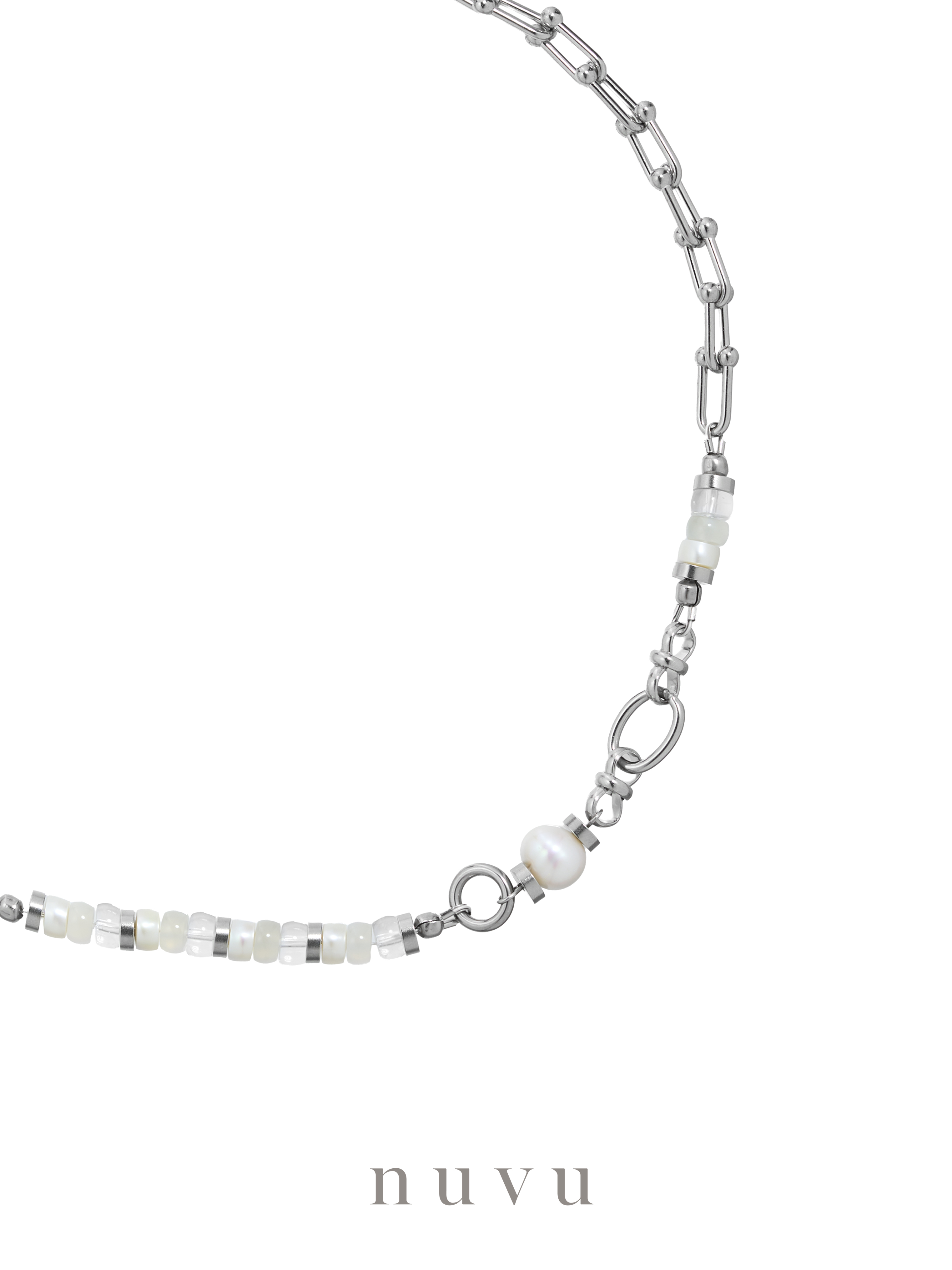 Shade of White Necklace