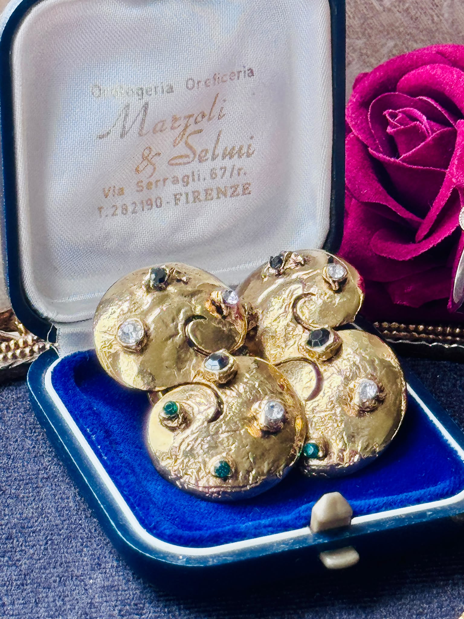 C.a. 1980s Handmade Artistic Statement Clip Earrings from Canada (MT2589-32)