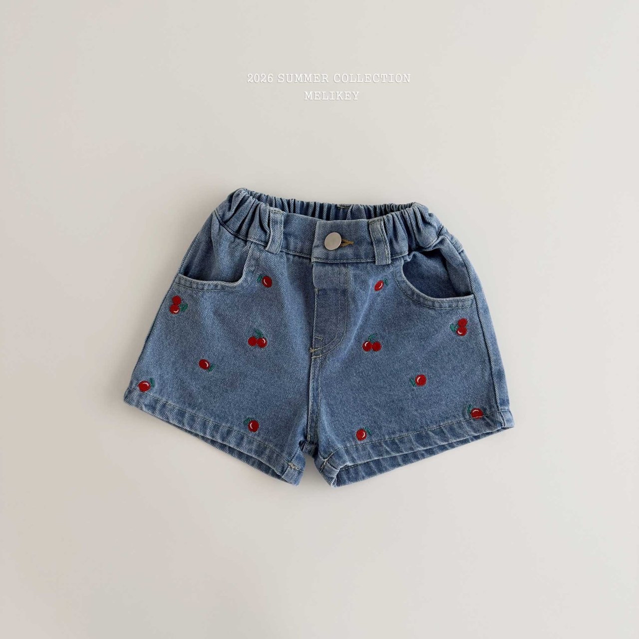 Mini Cherry Denim Shorts