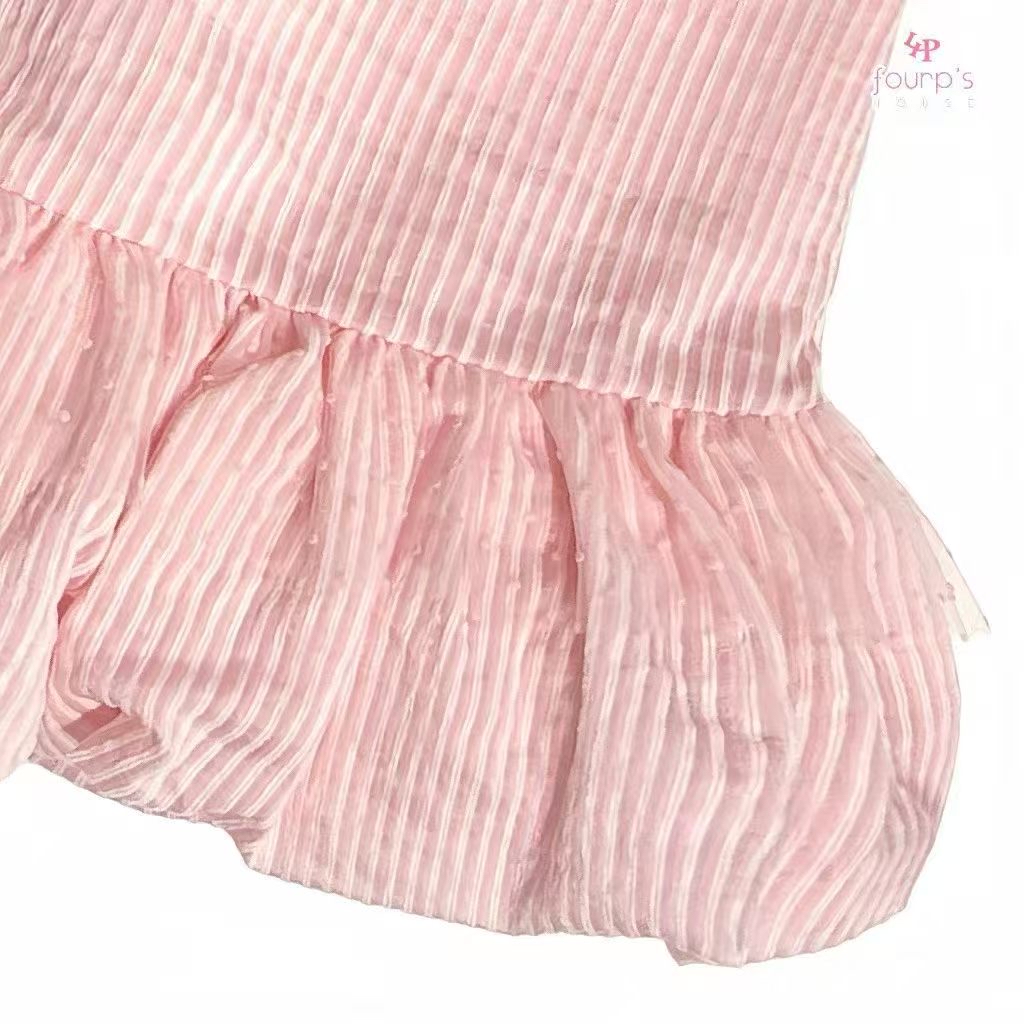 0704 粉色小耳朵米菲連衣裙