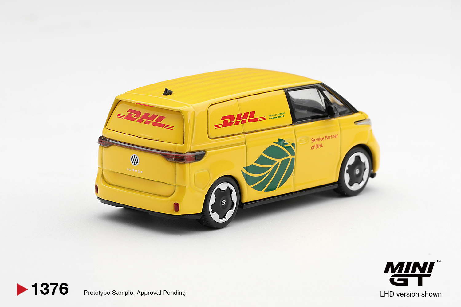 Pre Order - MINI GT ( MGT01376-L ) DHL Express Volkswagen ID.Buzz DHL Electric / MINIGT 預訂優惠價 Pre-Order Price: HK$89