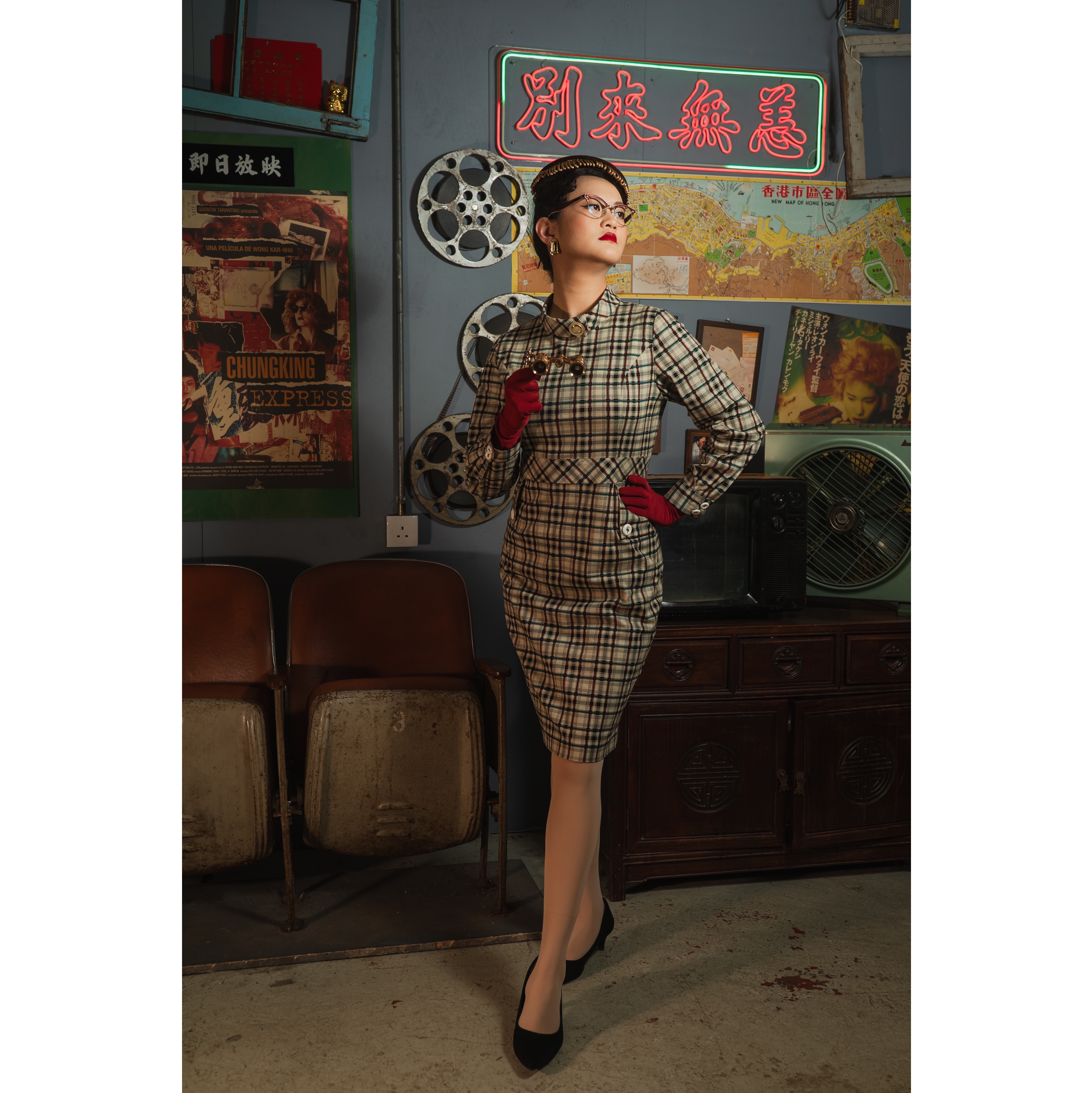 (Ready/Custom-Made) 1960s Mad Men Inspired The Harris Secretary Dress (FM145)