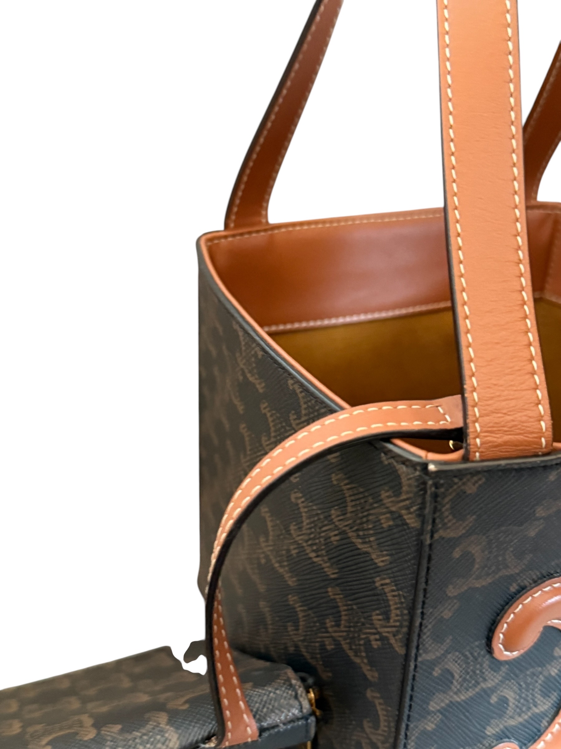 Pre-Owned CELINE Triomphe Canvas Cuir Cube / Product Code: W52002
