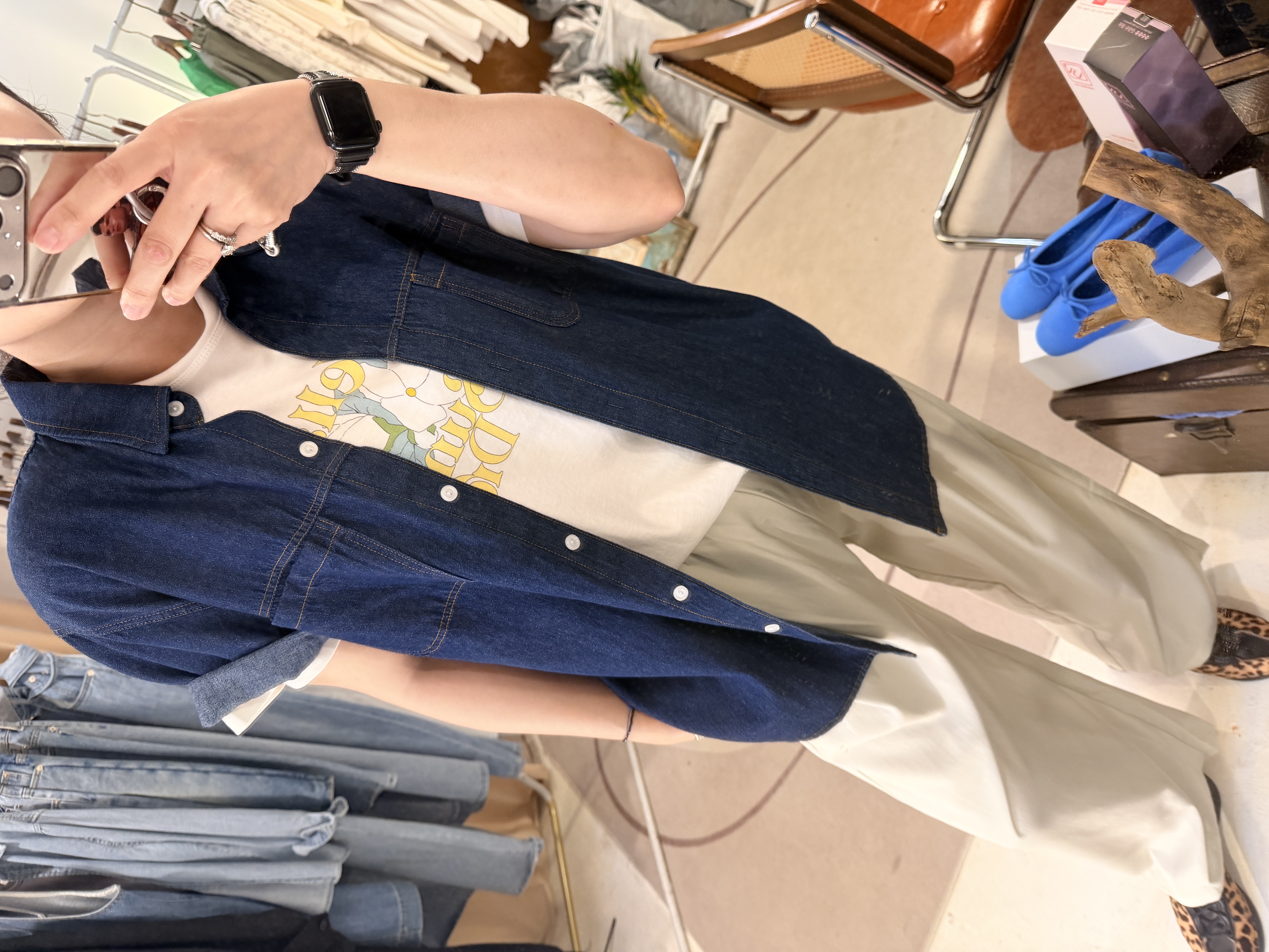 Light denim shirt