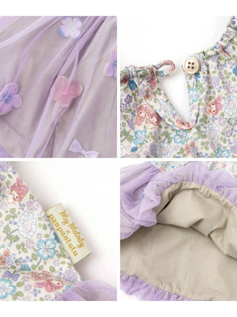 🆕【⭐訂購⭐】🇯🇵日本直送 panpantutu x #Sanrio  花朵 絲帶 氣球連身裙 ［3款選］🌀 [ELDA-0254][260528]