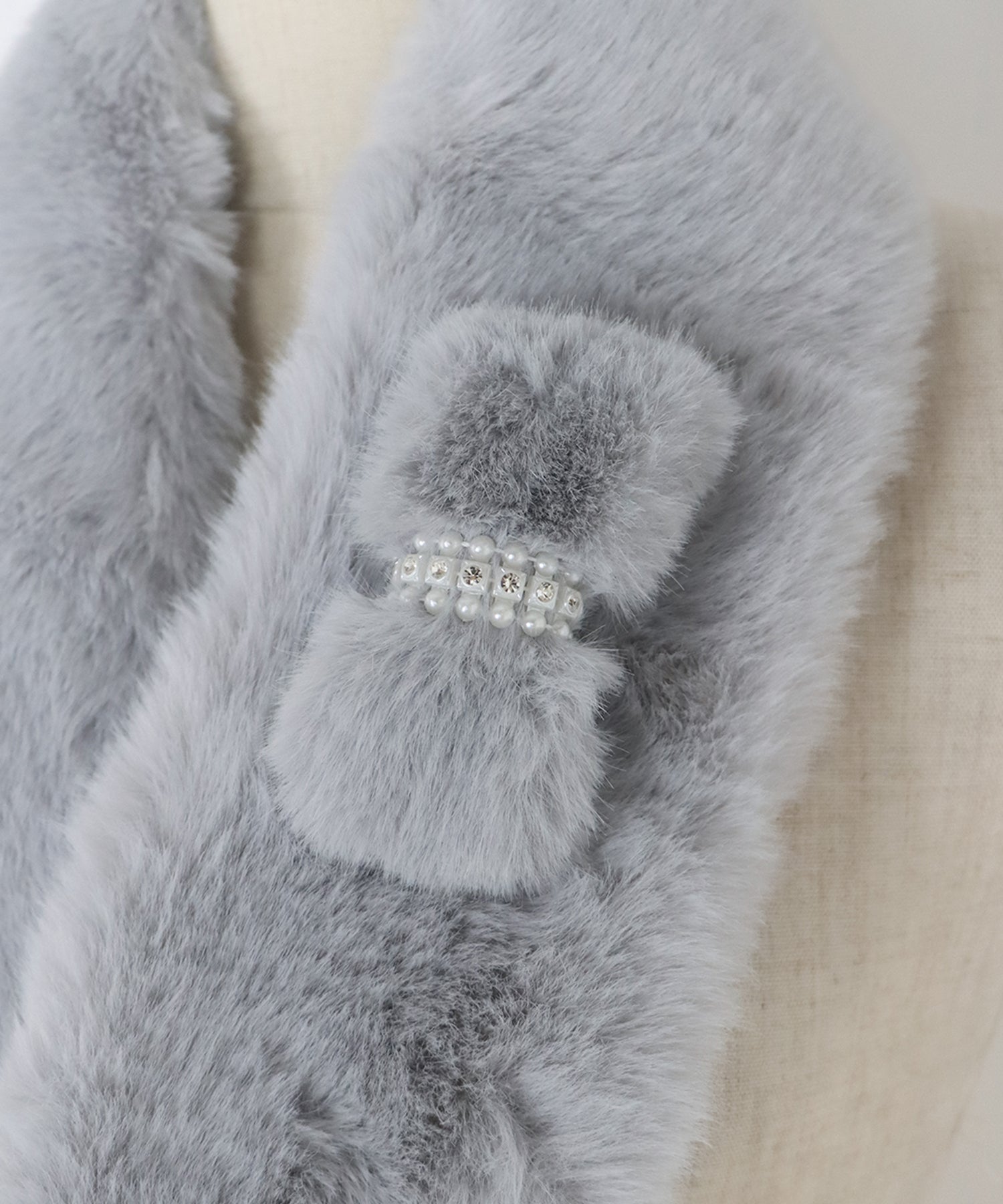 <限量現貨><JP> Lovely Pearl Fur Muffler* 3色入