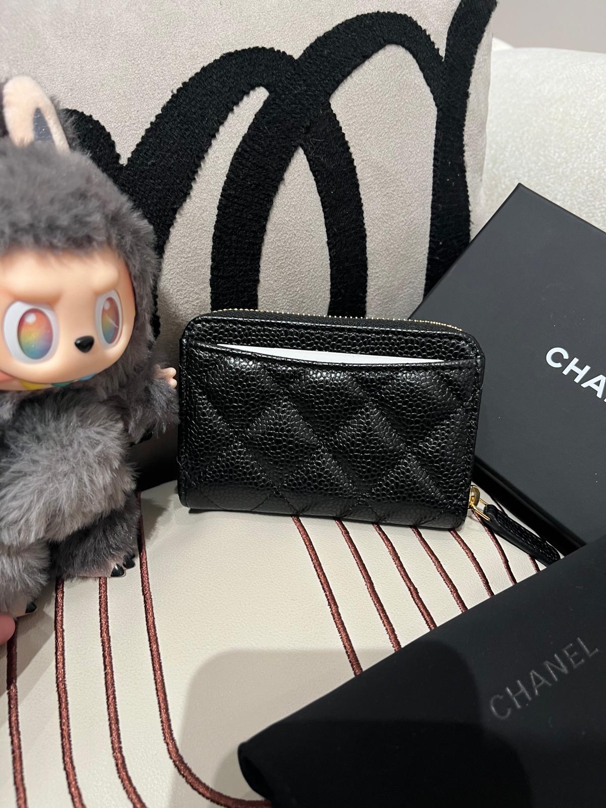 Chanel card holder AP0216 黑色荔枝牛皮 100%Authentic ,全新 ✅晶片貼✅dust bag✅box 