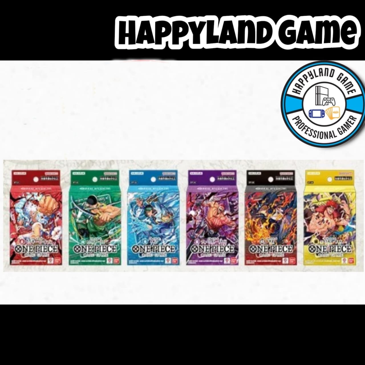 One Piece Card Game Starter Deck - ST31/ST32/ST33/ST34/ST35/ST36 (Luffy, Zoro, Kuzan,Katakuri,Sabo,Kid)