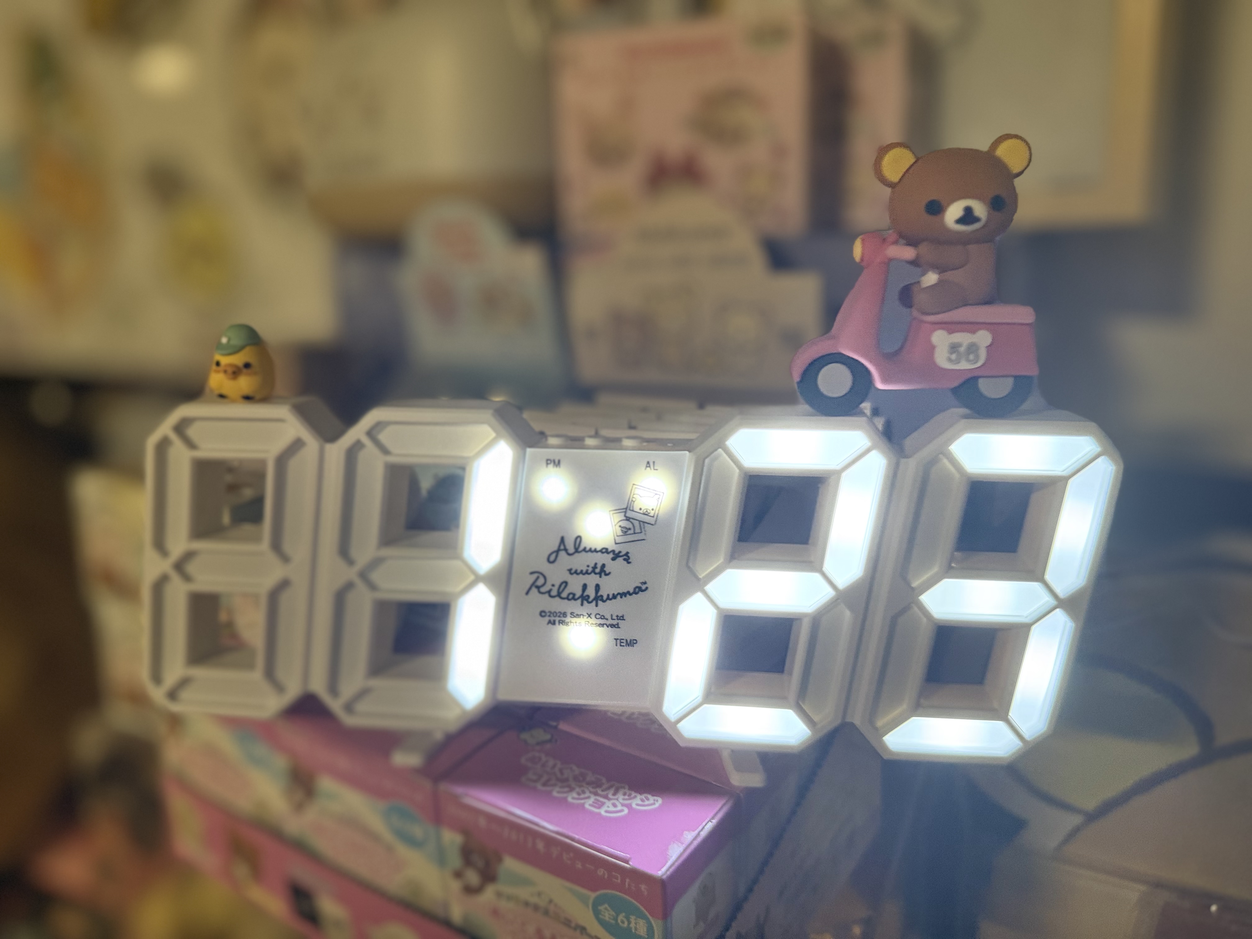 《現貨》全新台灣限定rilakkuma數字電子鐘