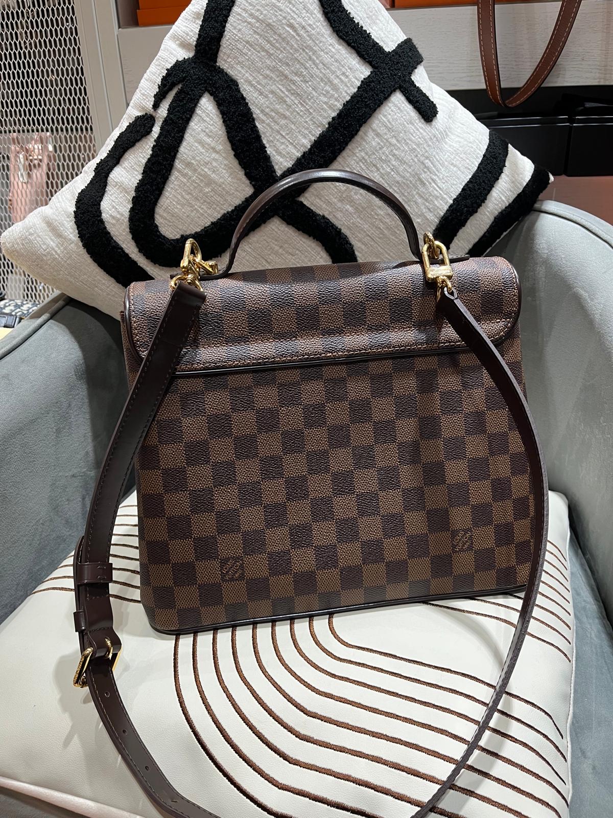 Lv Damier Bergamo MM 2 way bag N41168 ,   100%Authentic, 95%new ✅dust bag  